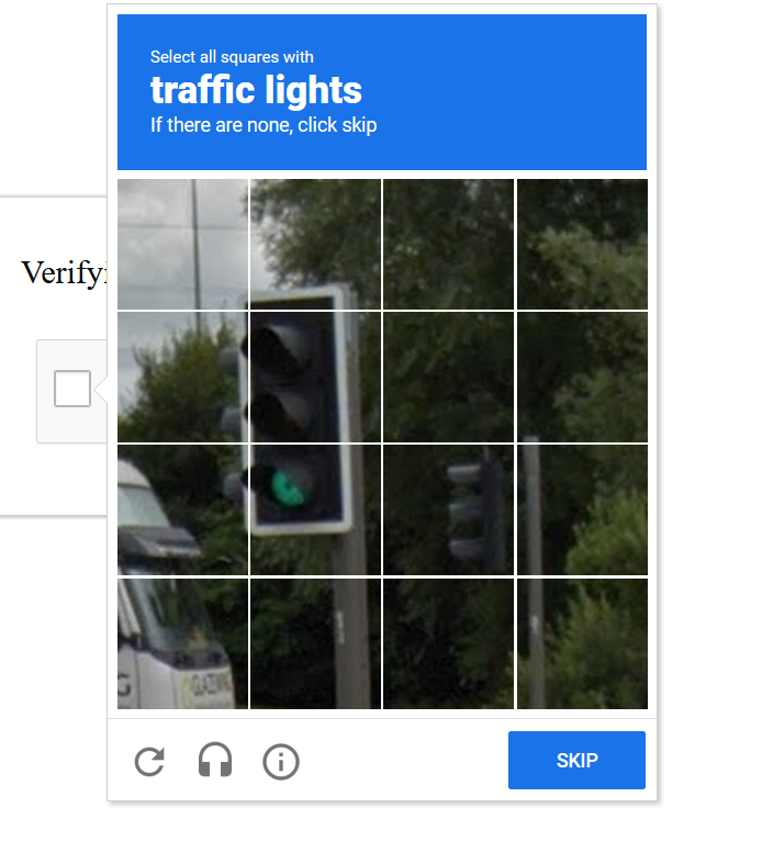 An example of an image-based CAPTCHA.