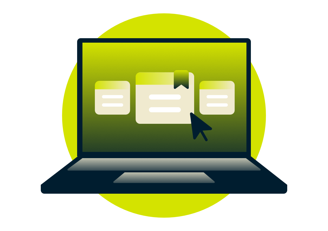 VPN 플랜 구독을 선택할 수 있는 노트북 화면