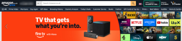 Accessing the Account & Lists dropdown menu on the Amazon website.